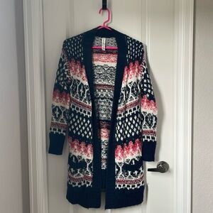 Long Knit Cardigan